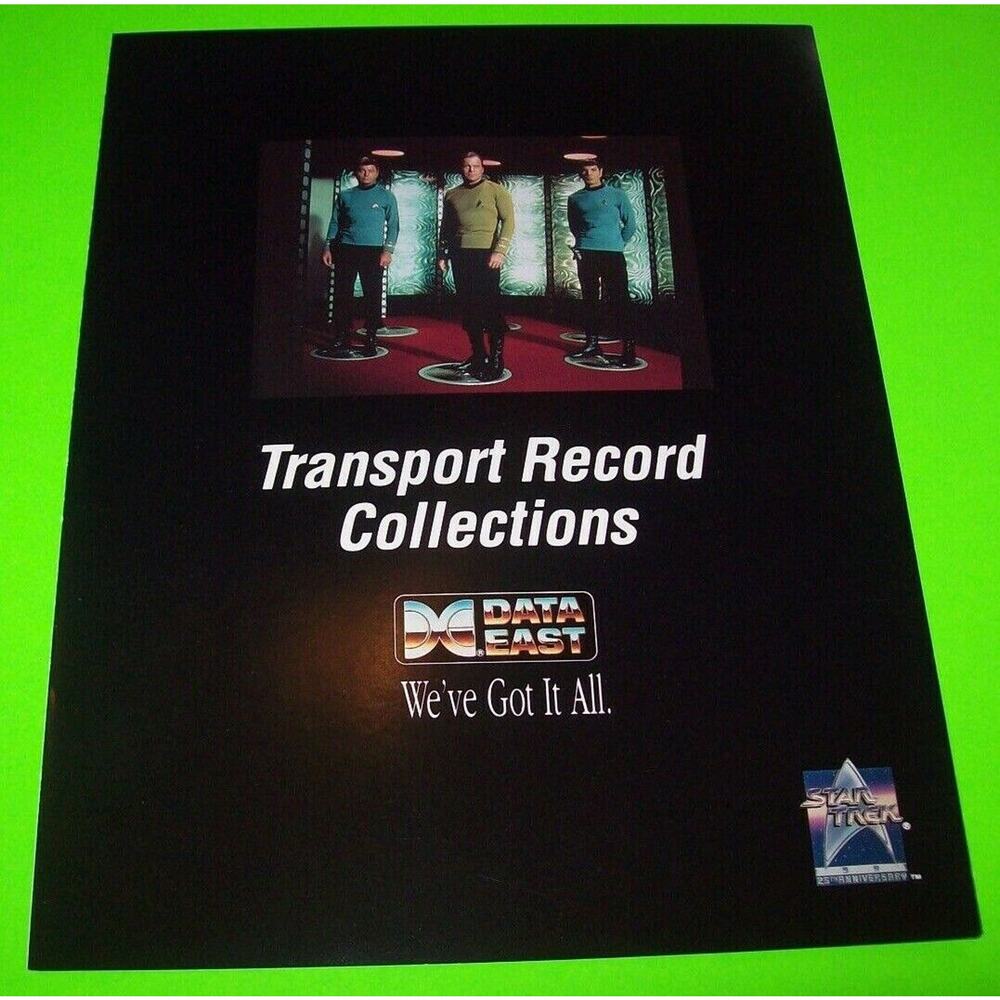 Star Trek 25th Anniversary Pinball FLYER Original NOS 1991 Art Print